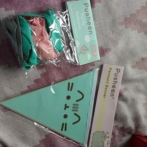 Pusheen party balloons and banner